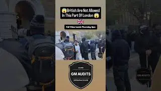 😨 Hostile Crowd Turns on Cameraman London Street Audit Gone Wrong! #birmingham #knifrcrime