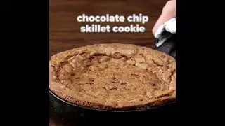 Chocolate Chip Skillet Cookie #Shorts