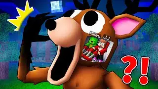JJ and Mikey Control The DEER's MIND in Minecraft - Maizen