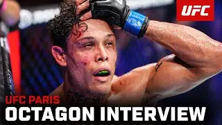 Caio Borralho Octagon Interview | UFC Paris
