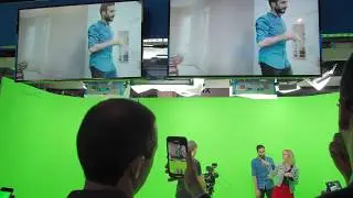 On-set Facilities Real-time VFX Compositing Set-up demo