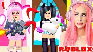 Switching Pets With My OPPOSITE TWIN For 24 Hours In Adopt Me... Roblox Adopt Me