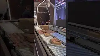 Diverter operation #logistics #conveyor