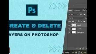 How to Delete a Layer in Adobe Photoshop | Easy Step-by-Step Tutorial l #adobephotoshop #layers