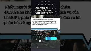 ChatGPT gặp sự cố? #chatgpt #openai #technology #reels #review