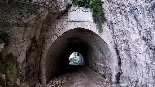 Ras Chakaa, seaside of Ras ech Chakaa, old tunnel in Mediterranean sea, Chekka Hamat, Al Heri شكا