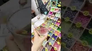 I love the feel of cutting up strings of beads