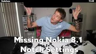 Настройки выреза Nokia 8.1