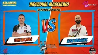 Huella de Plata 2025 - Toni Alcinas Vs. Jose Marques - Individual Masculino - 2ª Ronda Ganadores