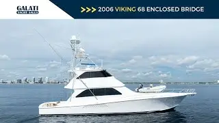 2006 Viking 68 EB &ldquo;Cap&rsquo;n Hook&rdquo; For Sale &ndash; Updated Electronics, Tender, Extra Fuel Tank
