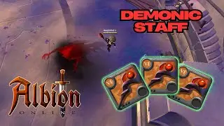 Demonic Staff Highlights - Mist PvP Albion Online