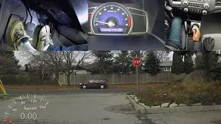 (18) Manual Transmission Clutch Exercises Part 2: No clutch at slow speed