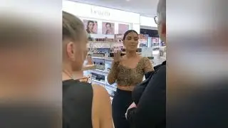 She stopped by new kkw beauty displays at an Ulta store