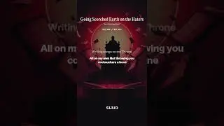 Going Scorched Earth on the Haters (explicit lyrics) #music #shorts #fyp