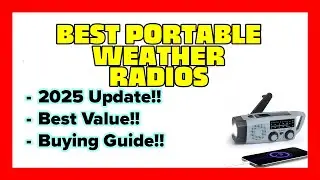 🔥TOP 7 Best Portable Weather Radios 2025🔥 Best Portable Weather Radios on Amazon 🔥
