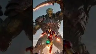 IRONMAN vs ALIEN INVASION #superhero #ironman #shorts