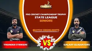 THUNDER STRIKERS VS GALAXY GLADIATORS✨✨✨ MATCH HIGHLIGHTS...2024