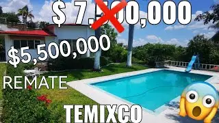 $ 5,500,000 RESIDENCIA EN OPORTUNIDAD TEMIXCO MORELOS
