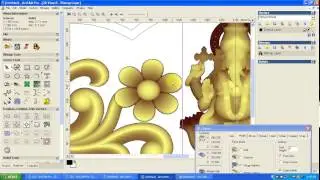 ARTCAM 3D new Creating design video top PART 2