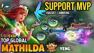 MATHILDA BEST BUILD 2022 | TOP GLOBAL MATHILDA GAMEPLAY | MOBILE LEGENDS✓