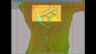 A simple integrated catchment model in InfoWorks ICM