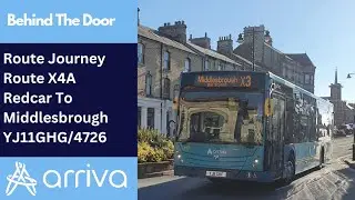 Behind The Door: Route X4A | YJ11GHG/4726 - Arriva North East: Temsa Avenue LF