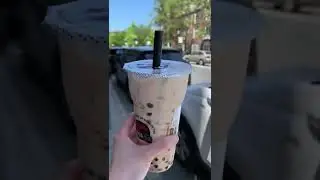Refreshing coffee bubble tea 🥵☕️🧊 #shorts