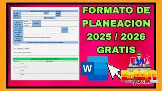 📚 FORMATO DE PLANEACIÓN 2025-2026 🚀 ¡NUEVA ESCUELA MEXICANA listo para descargar! 