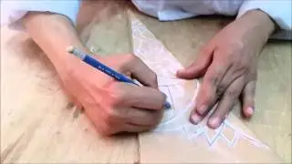 Arkan Gallery Egyptian Applique Khayamiya Design, Prep and Transfer to Cloth