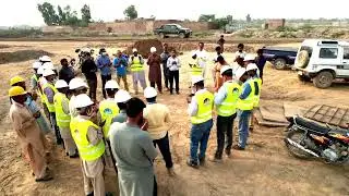 Pray Before Concrete of Raft Foundation   Lahore Smart City Development | Muhammad Awais Official