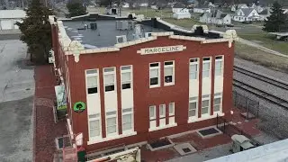 Drone View Of Marceline, Missouri - ￼ Boyhood Home Of Walt Disney - Inspiration For Main Street, USA