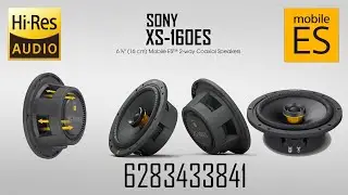 Sony es coaxial, Sony XS-160ES 2-Way Coaxial Speakers Unboxing Review