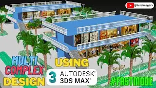 Multi Complex Design Using Autodesk 3dsMax - Speed Level Design - Harsh Nagar - #autodesk #3dsmax