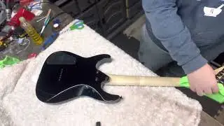 Jackson Guitar Set up ASMR