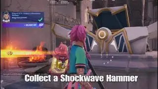Collect a Shockwave Hammer - Fortnite Oathbound Quest - Chapter 4 Season 1