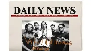 news Paper art of Incubus wye did Incubus break up  (Read Description)