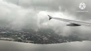 Philippine Airlines flight PR 2544 during take off from Dumaguete to Manila