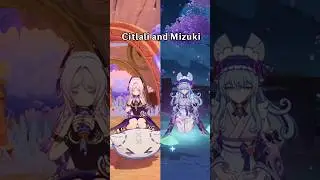 Genshin Characters with Matching Idle Animations #yumemizuki #furina #citlali #arlecchino #yaemiko