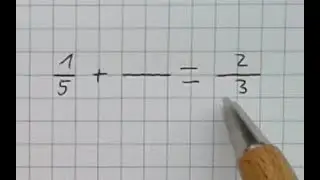 Lückenaufgaben mit Brüchen - Addition und Subtraktion