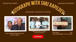 🎉 Vijayadashami Special | Legendary Kapil Dev Ji ✍️ Autograph Reveal on  Cricket Bat 🏏