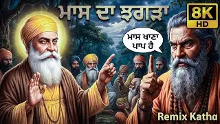 ੴ ਮਾਸ ਖਾਨ ਦੇ ਬਾਰੇ ਕੀ ਕੇਹਾ ਬਾਬਾ ਨਾਨਕ ਨੇ | Maas Khaan De Baare Ki Keha Baba Nanak Ne ☬( Remix Katha) 