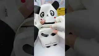 Panda pencil case ASMR unboxing #asmr #stationery #schoolsupplies #unboxing #shorts #pencilbox