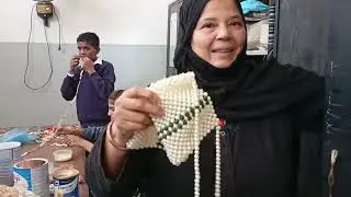 Pearl  Bags Making by Blind and Deaf n Dumb students of Pakistan Disabled Foundation.