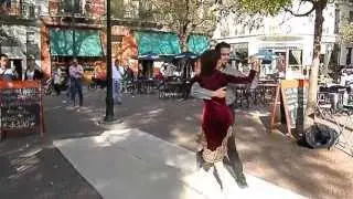 Street tango in Buenos Aires, Argentina