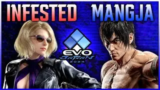 T8 🔥EVOJP2024 Losers Quarterfinals Infested (Nina) vs Mangja (Law) 🔥 Tekken 8