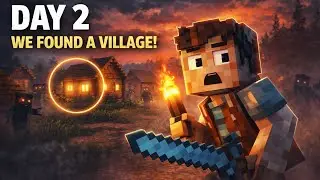 a Safe House?! 😨 | Minecraft Zombie Apocalypse Day 2
