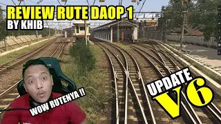REVIEW RUTE DAOP 1 V6 BY KHIB DETAIL OBJECT LUR || TRAINZ SIMULATOR INDONESIA