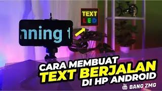 CARA MEMBUAT TEKS BERJALAN ATAU RUNNING TEXT DI LAYAR HP ANDROID - TERBARU 2022
