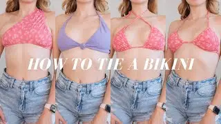 HOW TO: TIE A BIKINI TOP | TRYING VIRAL TIKTOK HACKS
