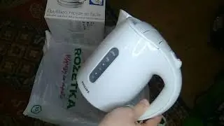 Распаковка Електрочайник PHILIPS Daily Collection HD4646/00 Белый из Rozetka